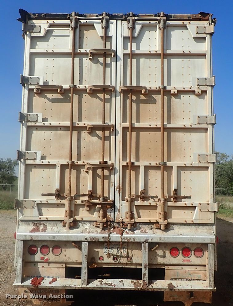 image for item DC1456 2002 Guthrie Wilkens GWFT50 walking floor trailer