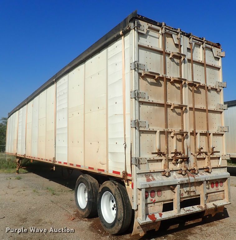 image for item DC1456 2002 Guthrie Wilkens GWFT50 walking floor trailer