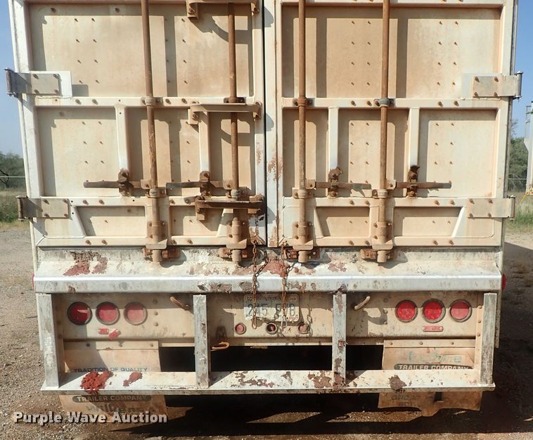 image for item DC1456 2002 Guthrie Wilkens GWFT50 walking floor trailer