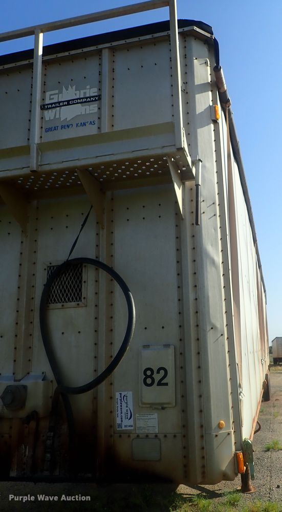 image for item DC1456 2002 Guthrie Wilkens GWFT50 walking floor trailer