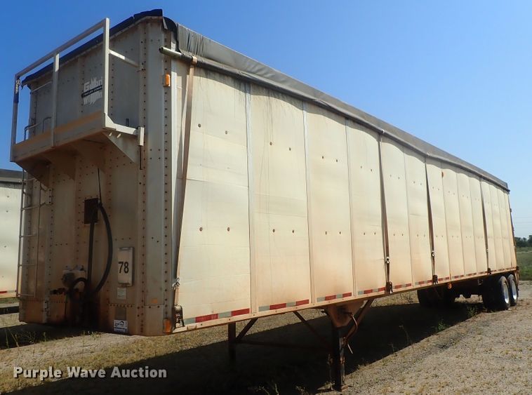 image for item DC1457 2002 Guthrie Wilkens GWFT50 walking floor trailer