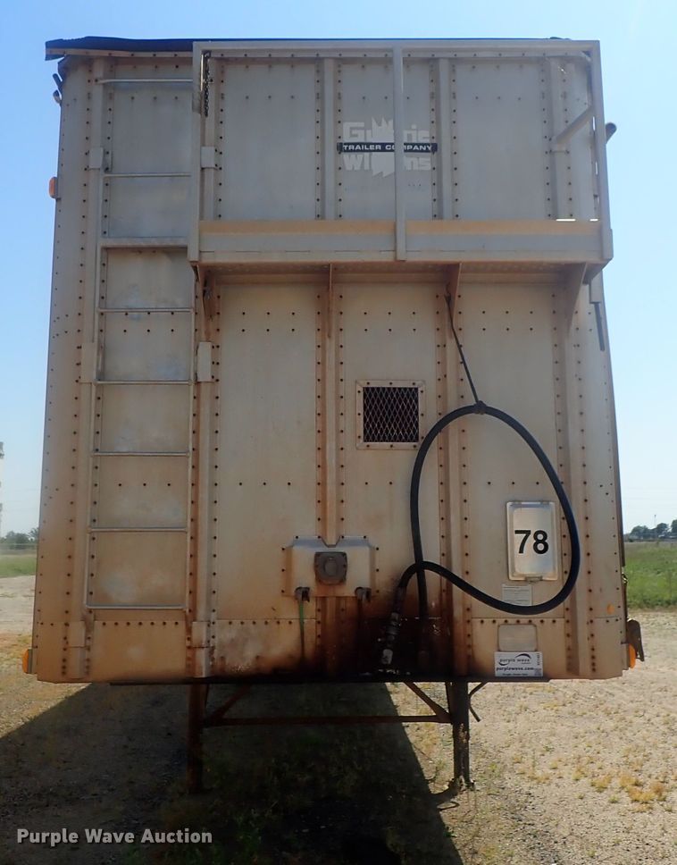 image for item DC1457 2002 Guthrie Wilkens GWFT50 walking floor trailer