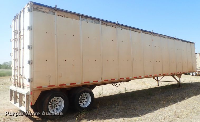 image for item DC1457 2002 Guthrie Wilkens GWFT50 walking floor trailer