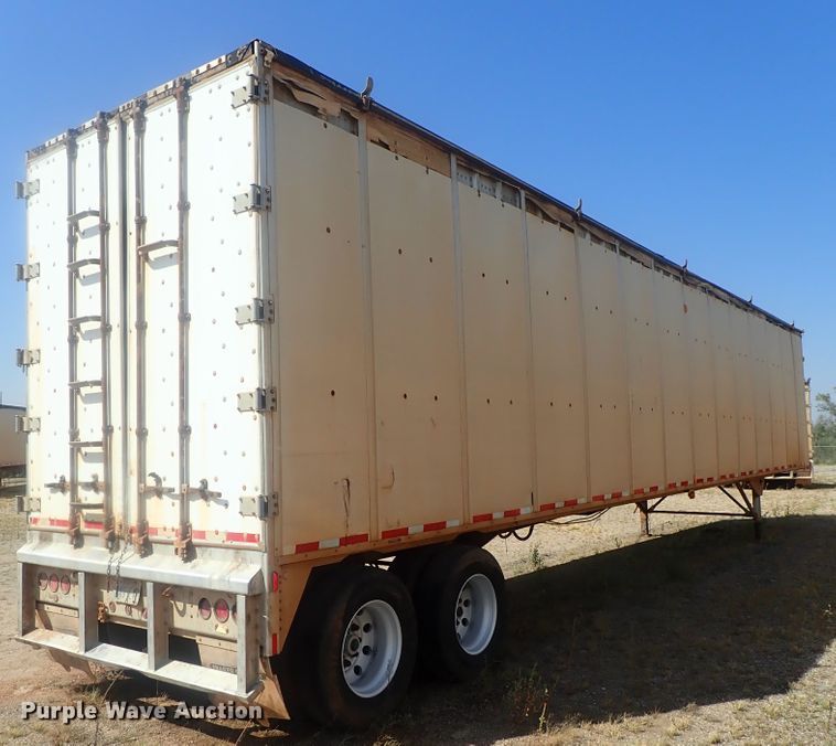 image for item DC1457 2002 Guthrie Wilkens GWFT50 walking floor trailer