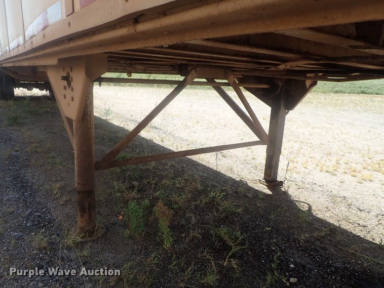 image for item DC1457 2002 Guthrie Wilkens GWFT50 walking floor trailer