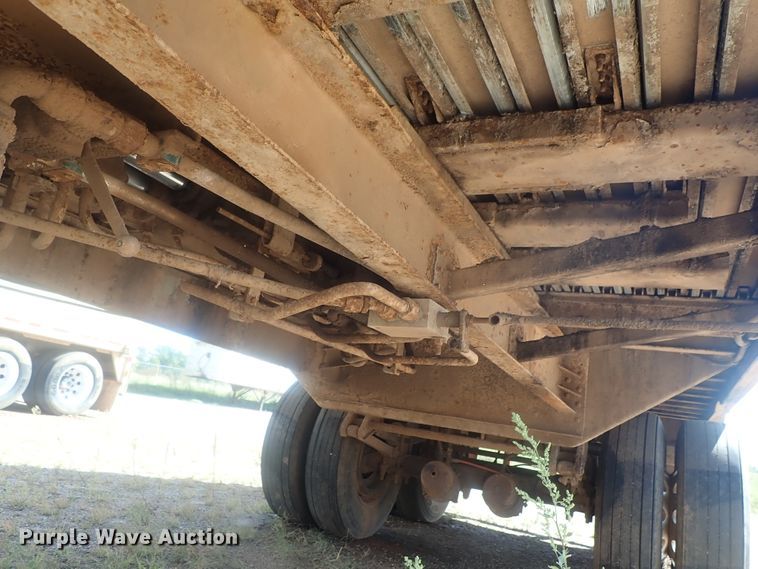 image for item DC1457 2002 Guthrie Wilkens GWFT50 walking floor trailer