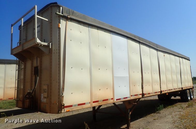image for item DC1458 2002 Guthrie Wilkens GWFT50 walking floor trailer