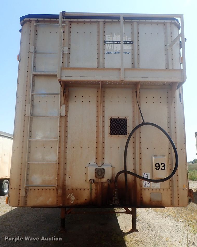 image for item DC1458 2002 Guthrie Wilkens GWFT50 walking floor trailer