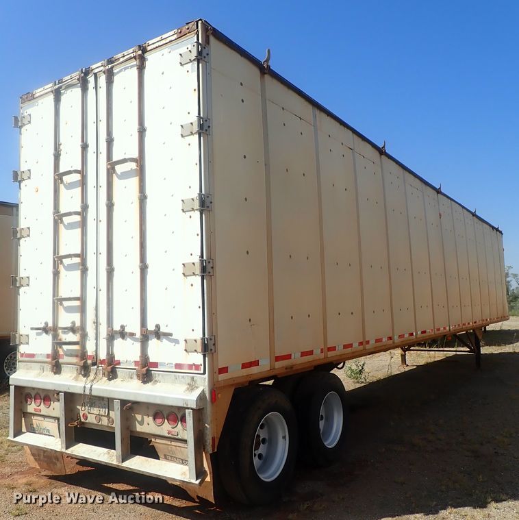 image for item DC1458 2002 Guthrie Wilkens GWFT50 walking floor trailer