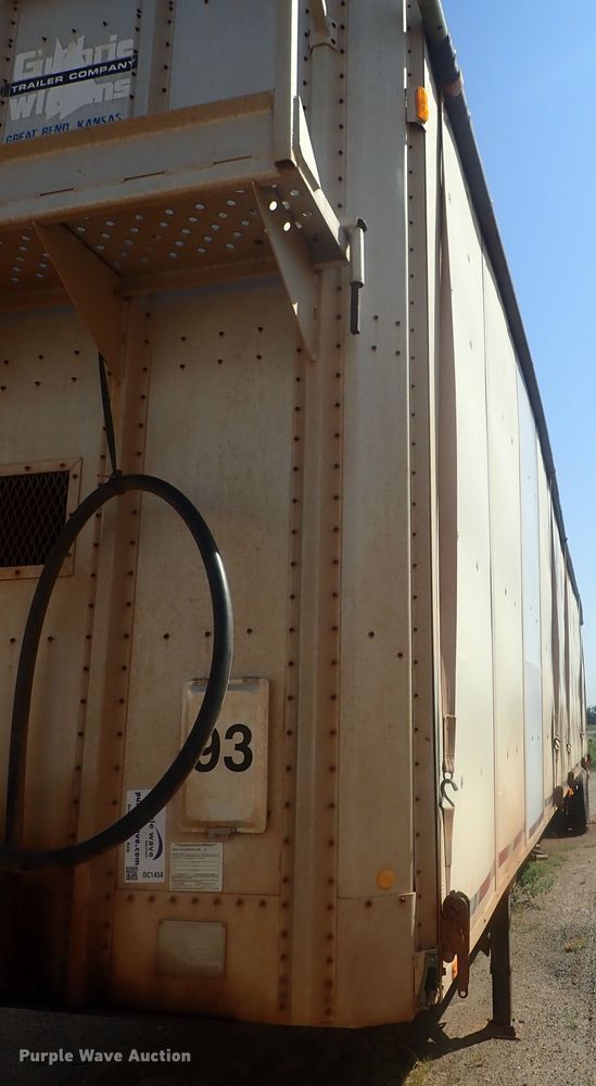 image for item DC1458 2002 Guthrie Wilkens GWFT50 walking floor trailer