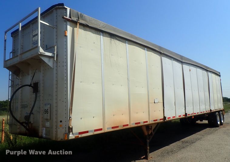 image for item DC1459 2002 Guthrie Wilkens GWFT50 walking floor trailer
