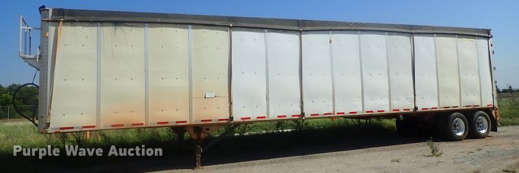 image for item DC1459 2002 Guthrie Wilkens GWFT50 walking floor trailer