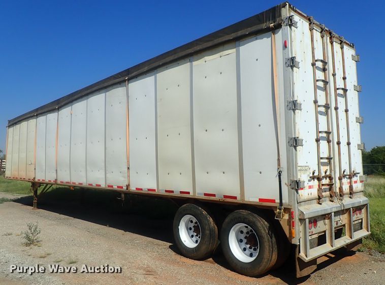 image for item DC1459 2002 Guthrie Wilkens GWFT50 walking floor trailer
