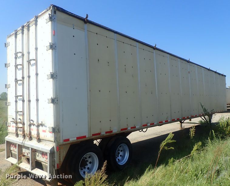 image for item DC1459 2002 Guthrie Wilkens GWFT50 walking floor trailer