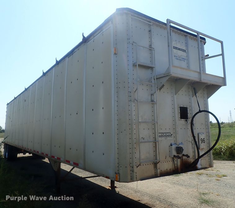 image for item DC1459 2002 Guthrie Wilkens GWFT50 walking floor trailer
