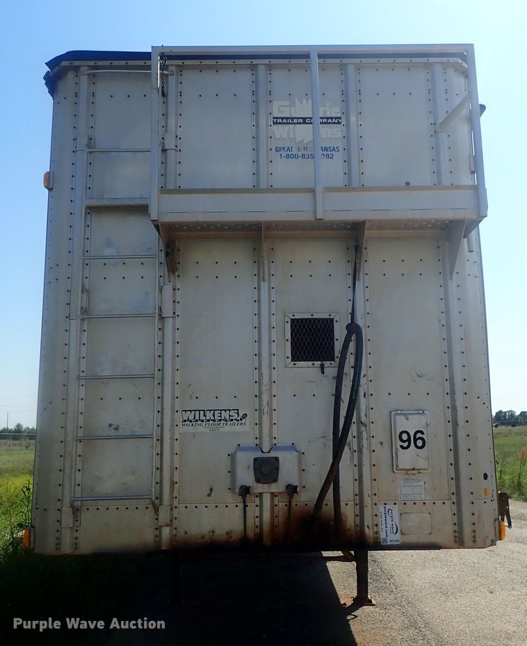 image for item DC1459 2002 Guthrie Wilkens GWFT50 walking floor trailer