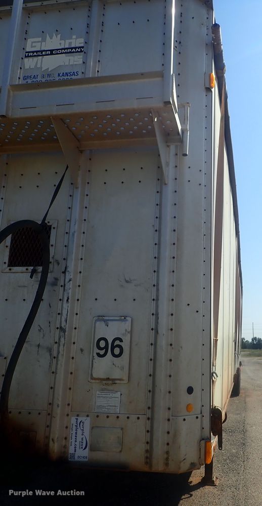 image for item DC1459 2002 Guthrie Wilkens GWFT50 walking floor trailer