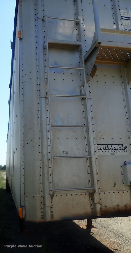 image for item DC1459 2002 Guthrie Wilkens GWFT50 walking floor trailer