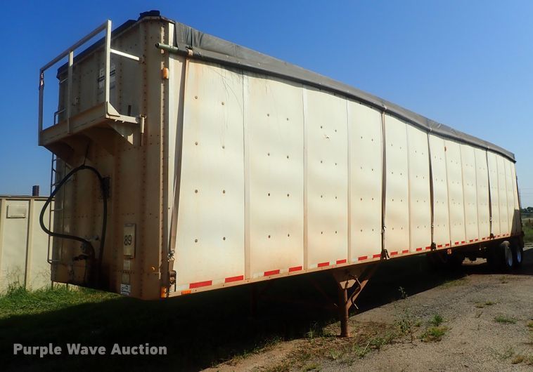 image for item DC1461 2002 Guthrie Wilkens GWFT50 walking floor trailer