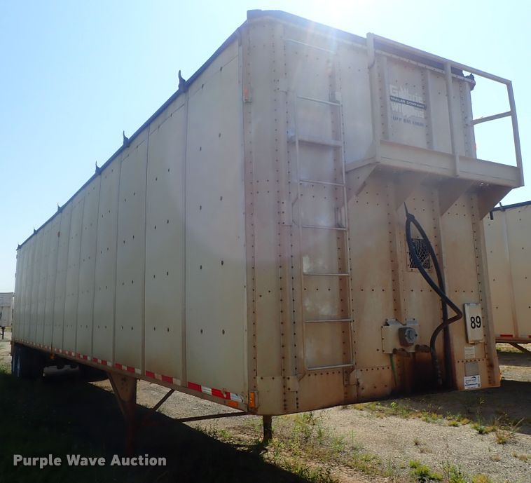 image for item DC1461 2002 Guthrie Wilkens GWFT50 walking floor trailer