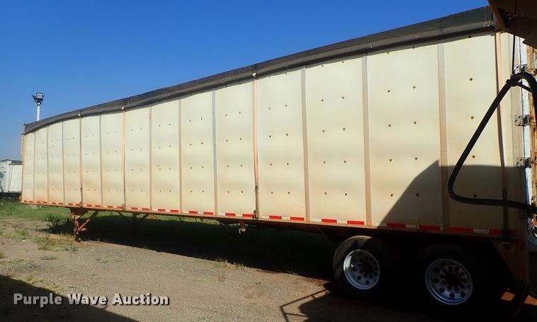 image for item DC1461 2002 Guthrie Wilkens GWFT50 walking floor trailer