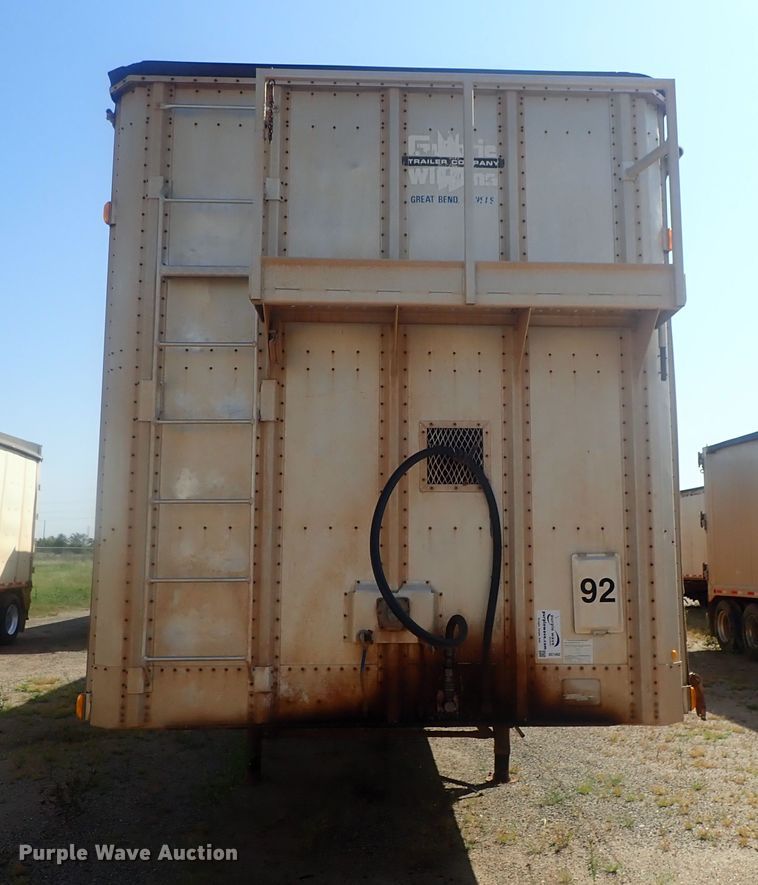 image for item DC1462 2002 Guthrie Wilkens GWFT50 walking floor trailer