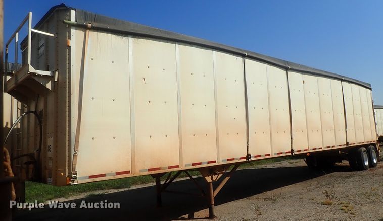 image for item DC1463 2002 Guthrie Wilkens GWFT50 walking floor trailer