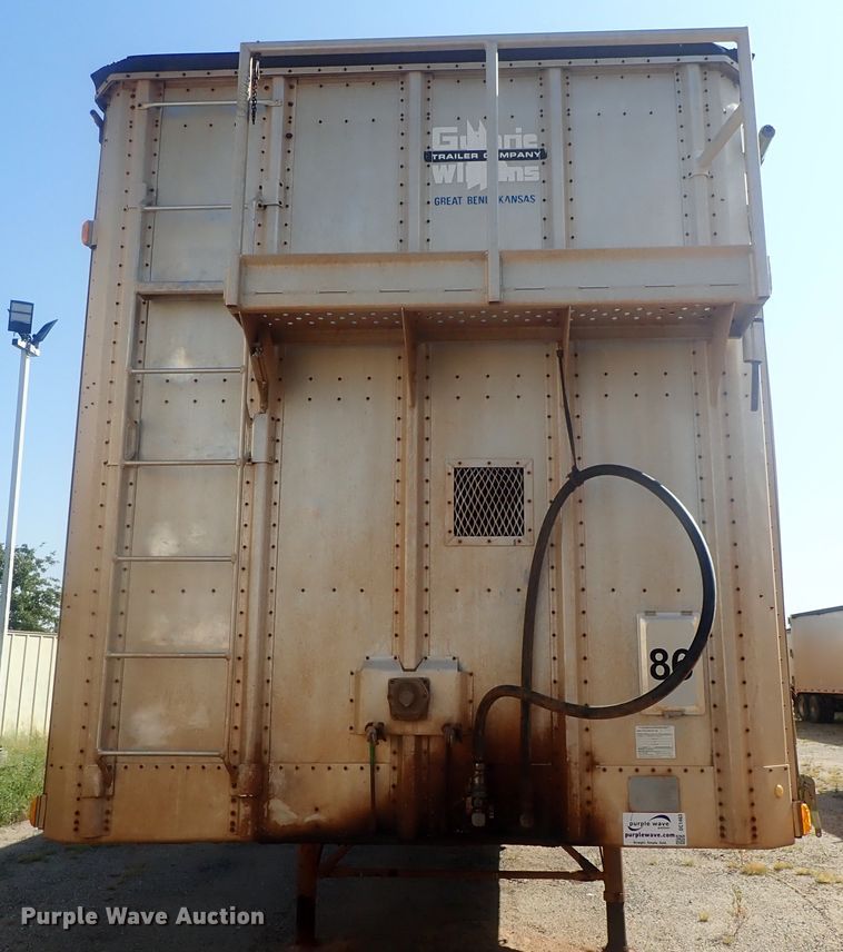 image for item DC1463 2002 Guthrie Wilkens GWFT50 walking floor trailer