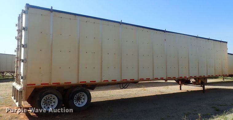 image for item DC1463 2002 Guthrie Wilkens GWFT50 walking floor trailer