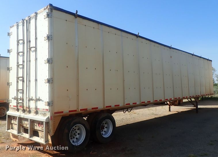 image for item DC1463 2002 Guthrie Wilkens GWFT50 walking floor trailer