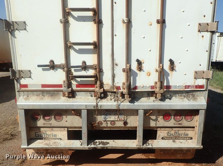 image for item DC1463 2002 Guthrie Wilkens GWFT50 walking floor trailer