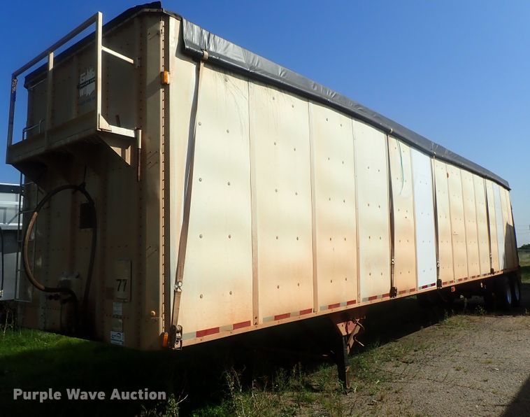 image for item DC1464 2002 Guthrie Wilkens GWFT50 walking floor trailer