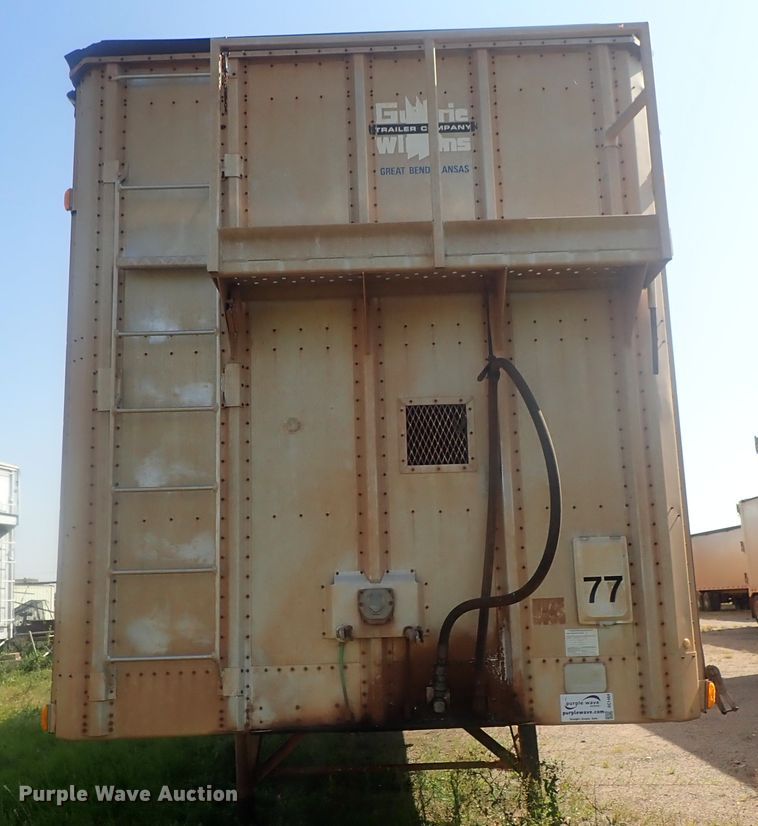 image for item DC1464 2002 Guthrie Wilkens GWFT50 walking floor trailer