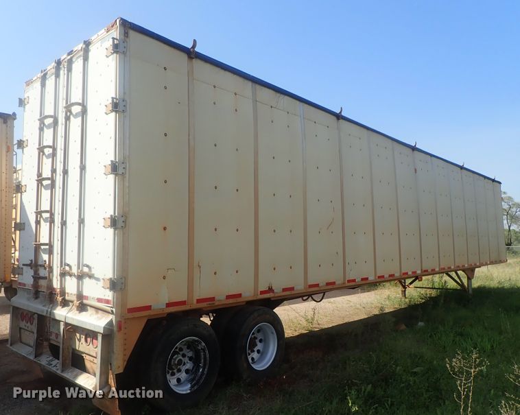 image for item DC1464 2002 Guthrie Wilkens GWFT50 walking floor trailer