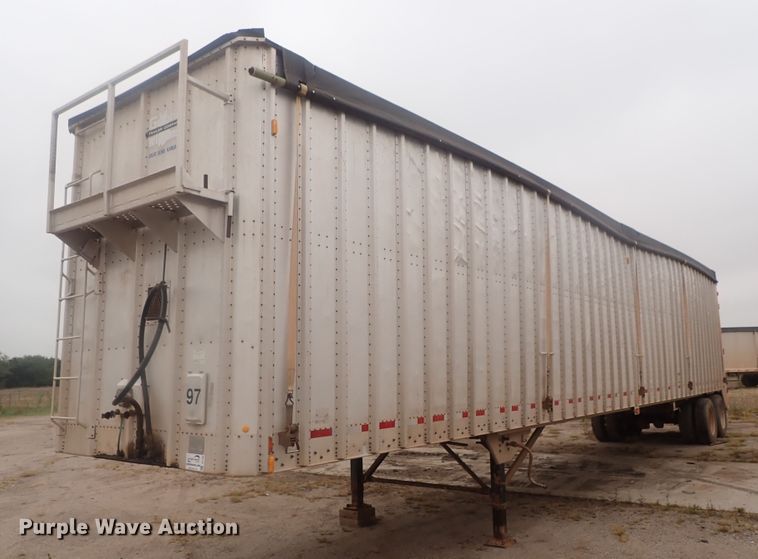 image for item DC1465 2002 Guthrie Wilkens GWFT50 walking floor trailer