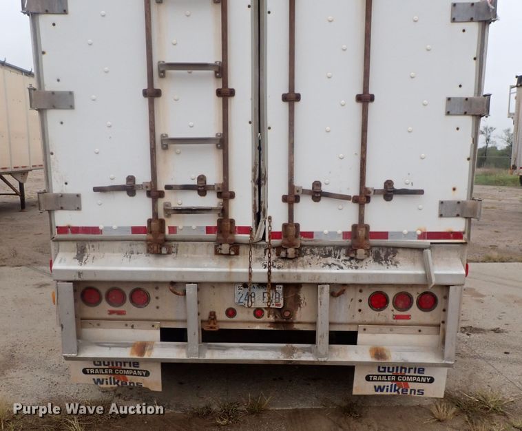 image for item DC1467 2002 Guthrie Wilkens GWFT50 walking floor trailer