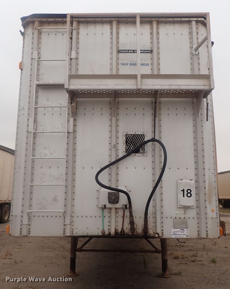 image for item DC1468 2002 Guthrie Wilkens GWFT50 walking floor trailer