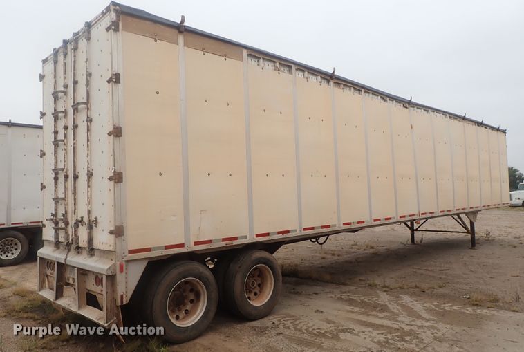 image for item DC1468 2002 Guthrie Wilkens GWFT50 walking floor trailer
