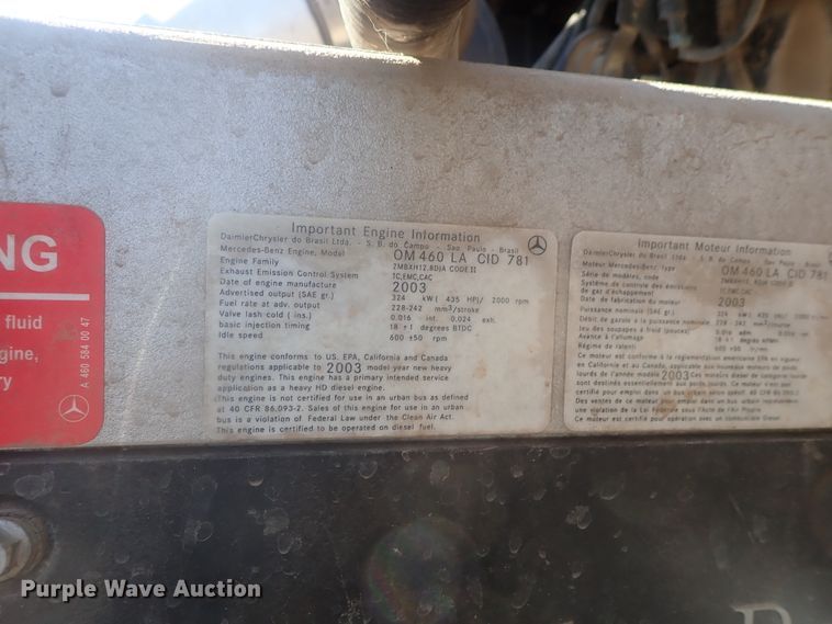 image for item DC1475 2003 Freightliner Columbia  semi truck