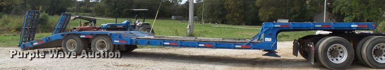 image for item DC2972 1971 Dorsey DDGTW127 drop deck equipment trailer