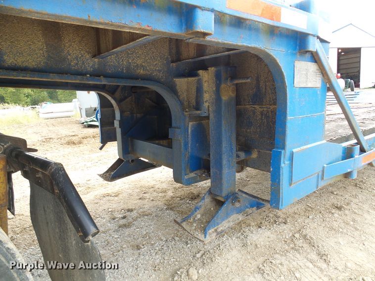 image for item DC2972 1971 Dorsey DDGTW127 drop deck equipment trailer