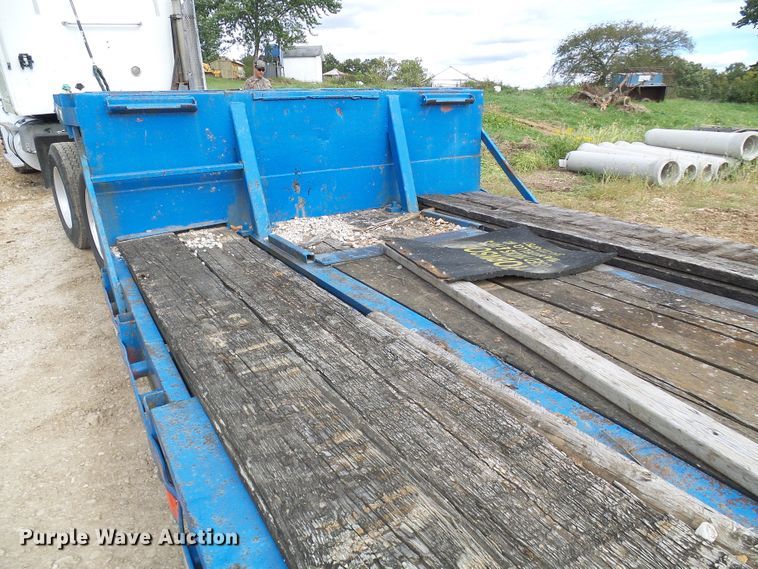 image for item DC2972 1971 Dorsey DDGTW127 drop deck equipment trailer