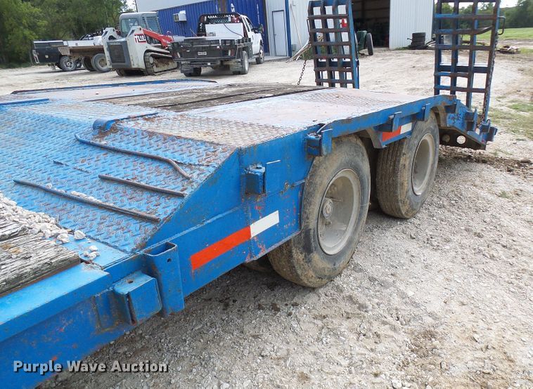 image for item DC2972 1971 Dorsey DDGTW127 drop deck equipment trailer