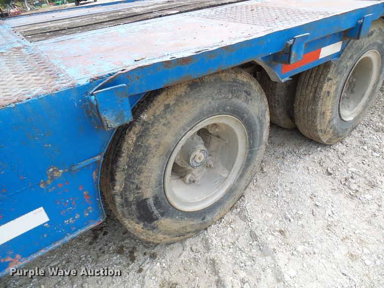 image for item DC2972 1971 Dorsey DDGTW127 drop deck equipment trailer