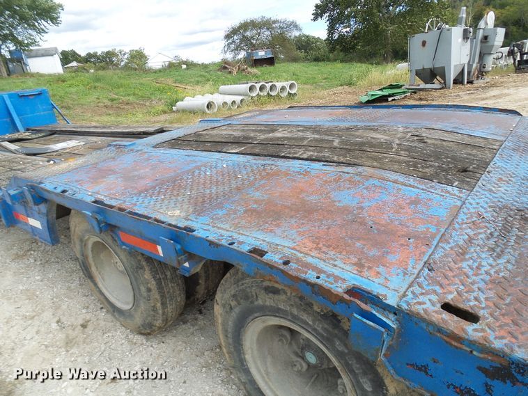 image for item DC2972 1971 Dorsey DDGTW127 drop deck equipment trailer