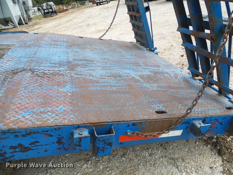 image for item DC2972 1971 Dorsey DDGTW127 drop deck equipment trailer