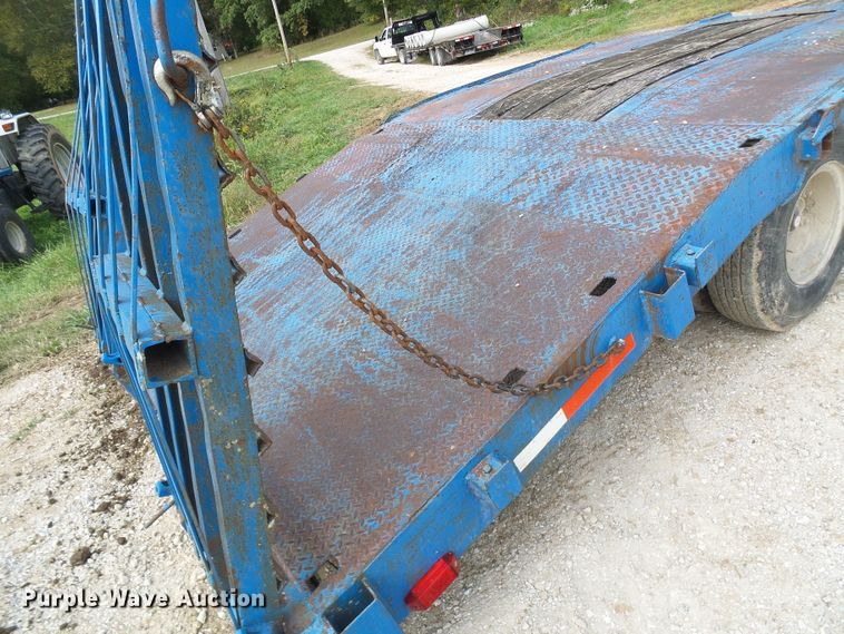 image for item DC2972 1971 Dorsey DDGTW127 drop deck equipment trailer