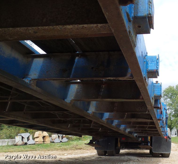 image for item DC2972 1971 Dorsey DDGTW127 drop deck equipment trailer