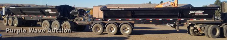image for item DC8930 (2) 2013 Side Dump Industries side dump trailers