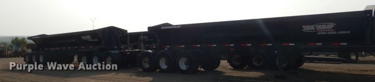 image for item DC8936 (2) 2013 Side Dump Industries side dump trailers